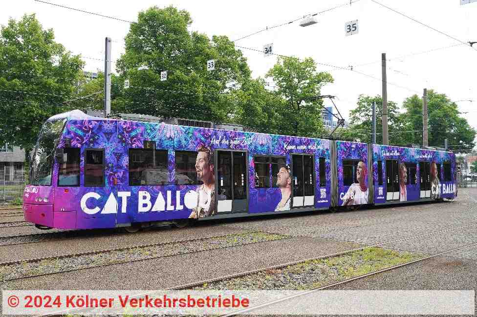 Cat Ballou Stadtbahn | Quelle: Kölner Verkehrsbetriebe