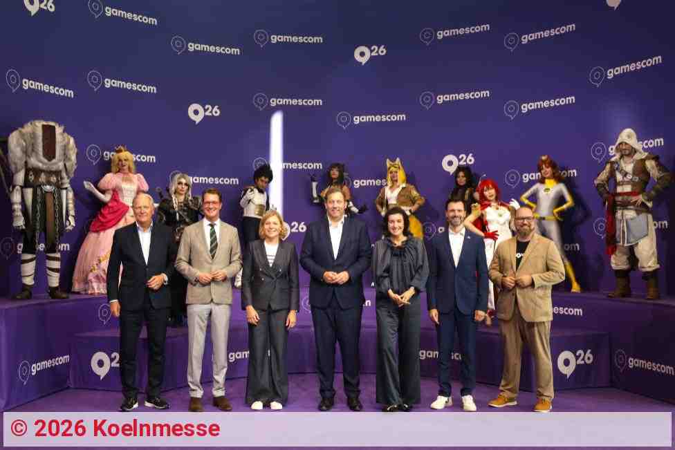 Politische Eröffnung der gamescom 2026 | Quelle: Koelnmesse Politische Eröffnung der gamescom 2026 | Quelle: Koelnmesse